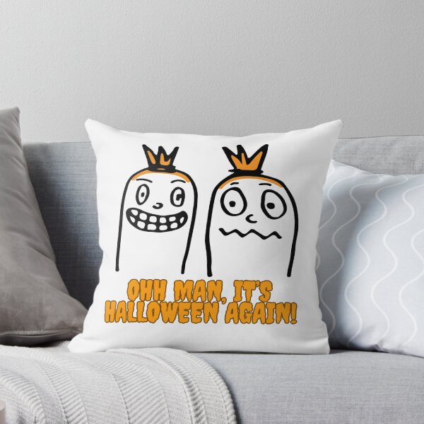 Item preview, Oh man, it's Halloween again! A funny, grumpy grin designed and sold by SabinasDesign.
