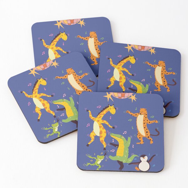 Item preview, Disco Animals – Funky Dancing Animal Party designed and sold by KarisaariArt.