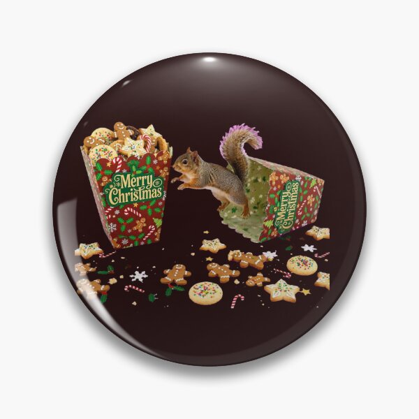 Item preview, Squirrel Stealing Christmas Cookies designed and sold by HoMya.