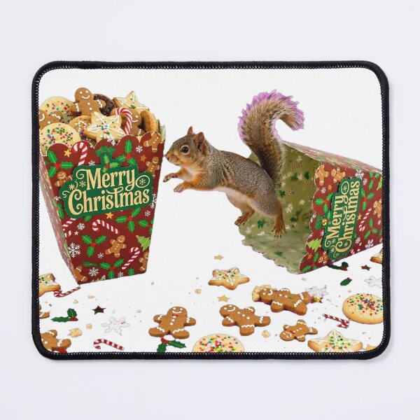 Item preview, Squirrel Stealing Christmas Cookies designed and sold by HoMya.