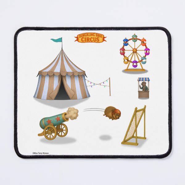 Item preview, Hannibal the Cannonball: Vintage Circus Animal Parody designed and sold by MissTerryWoman.