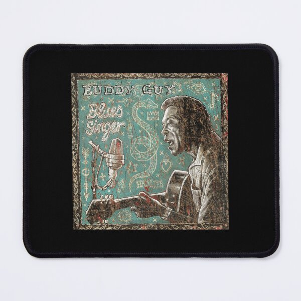 Item preview, Buddy Guy Blues Singer Vintage Album Design designed and sold by Lauren Smith.