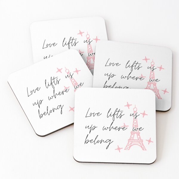 Item preview, Love lifts us up where we belong  designed and sold by Encore & Ink.