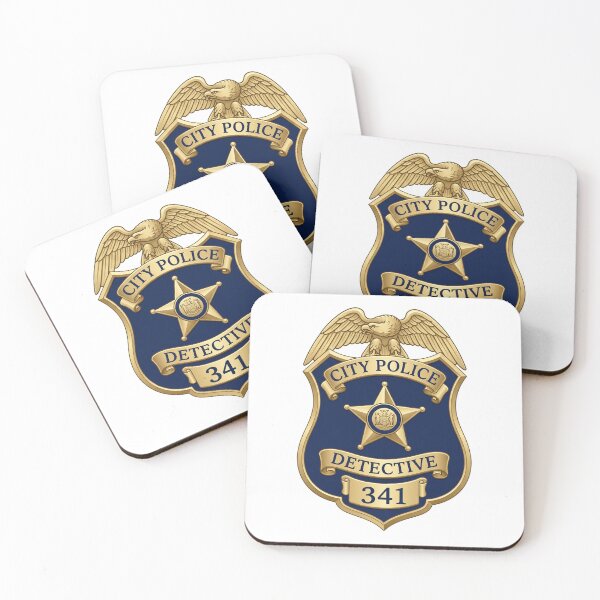 Item preview, Vintage Police Badge Detective Shield designed and sold by geraldreida.
