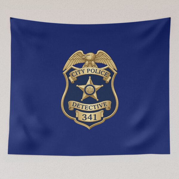 Item preview, Vintage Police Badge Detective Shield designed and sold by geraldreida.