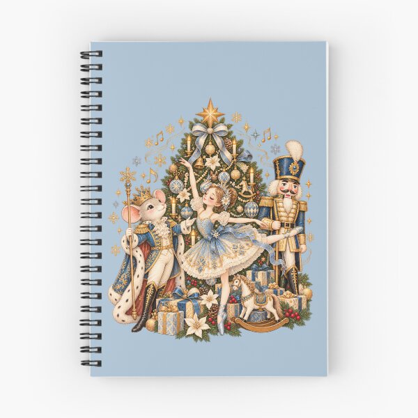 Item preview, Nutcracker Christmas Ballet with Mouse King in Blue and Gold designed and sold by AmiGraph.