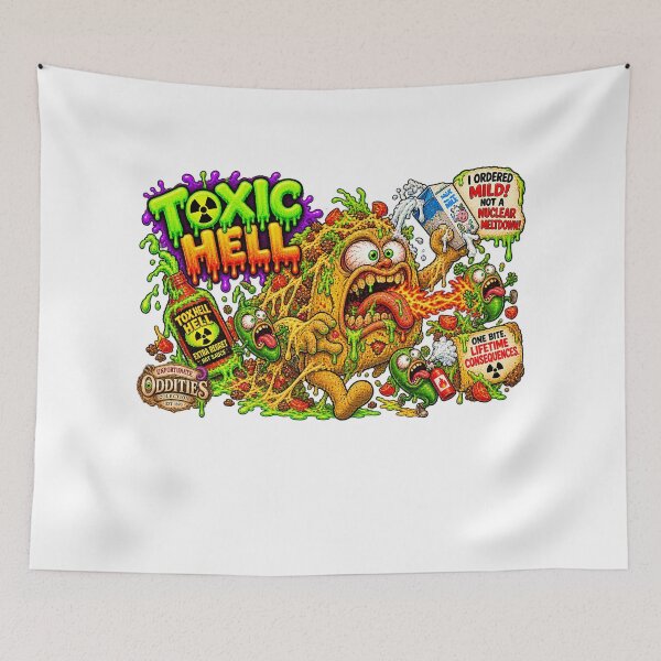 Item preview, Unfortunate Oddities - BUSINESSES - TOXIC HELL designed and sold by WheelieGdArt.