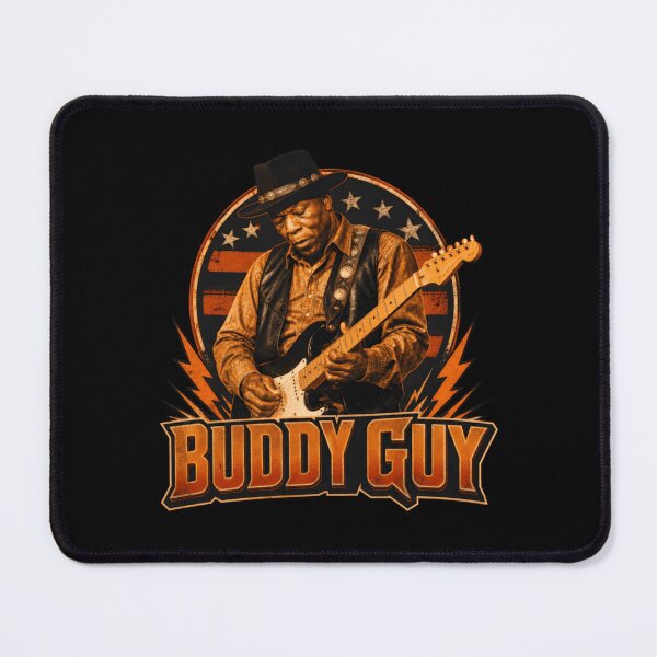 Item preview, Buddy Guy Blues Guitar Legend Retro Design designed and sold by Lauren Smith.