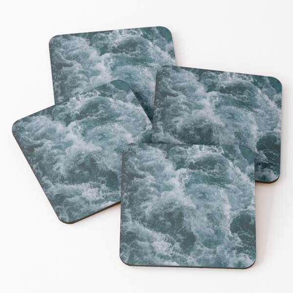 Item preview, Dramatic Churning Teal Ocean Water Foam designed and sold by Luxxe87.