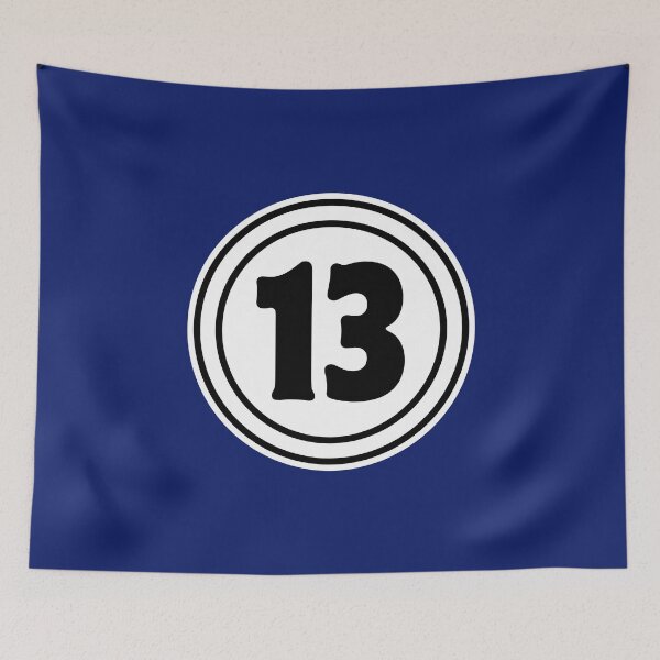 Item preview, Lucky Number 13 Retro Tattoo Flash designed and sold by geraldreida.