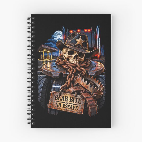 Item preview, Cowboy Skull Trucker & Bear Trap designed and sold by NomadForge.