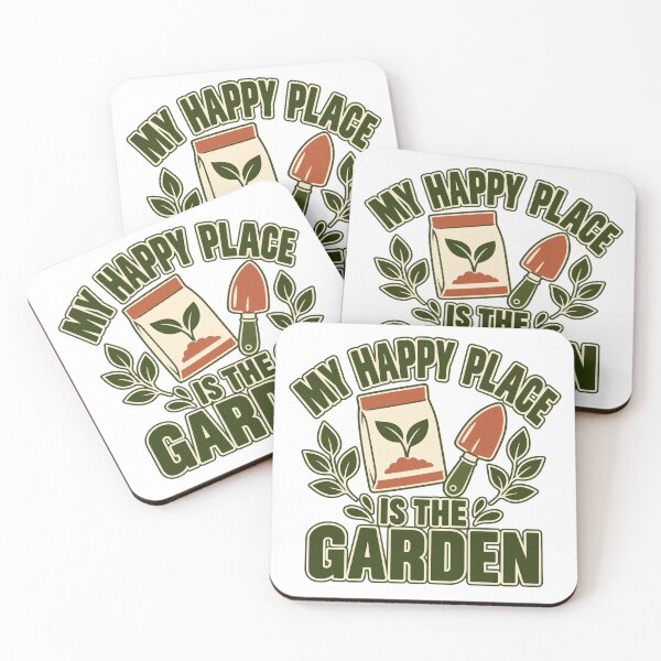 Item preview, my happy place is the garden vintage gardener designed and sold by tomot-shopiLS.