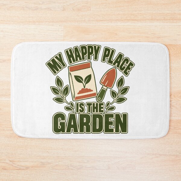 Item preview, my happy place is the garden vintage gardener designed and sold by tomot-shopiLS.