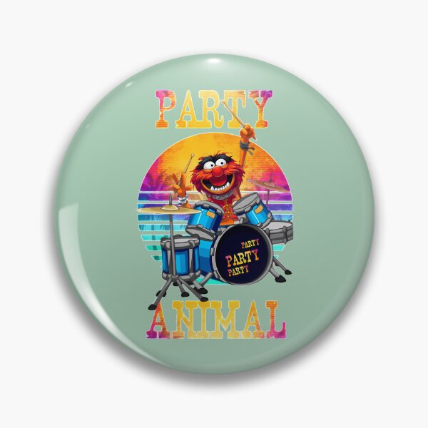 Item preview, Muppets Retro Party Animal designed and sold by Rabiashirt.