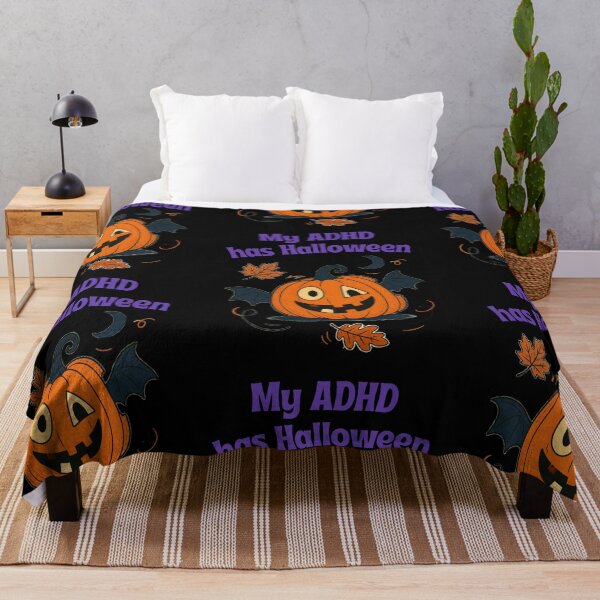 Item preview, My ADHD has Halloween Funny ADHD Halloween Pumpkin designed and sold by T-version.