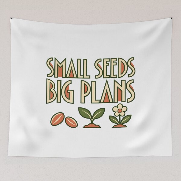 Item preview, small seeds big plans gardening designed and sold by tomot-shopiLS.