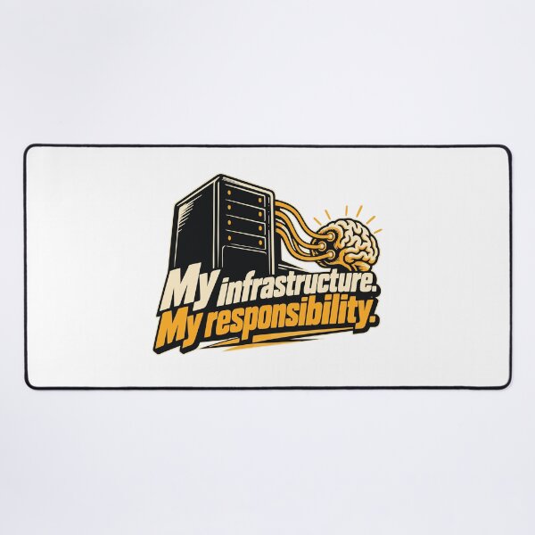 Item preview, My Infrastructure, My Responsibility Server Graphic designed and sold by ThreadQuirk.