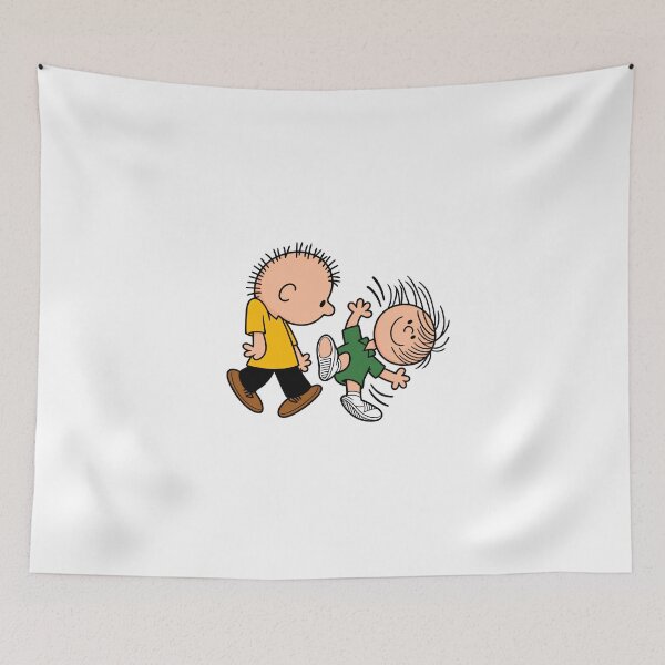 Item preview, Playful Cartoon Tumble Friends – Vintage Comic Strip Style Illustration designed and sold by ZayCreates.