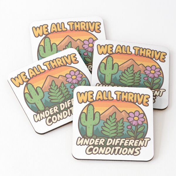 Item preview, We All Thrive Under Different Conditions designed and sold by Positive&FunnyThings.