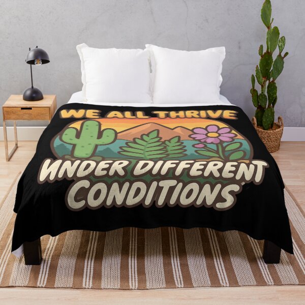 Item preview, We All Thrive Under Different Conditions designed and sold by Positive&FunnyThings.