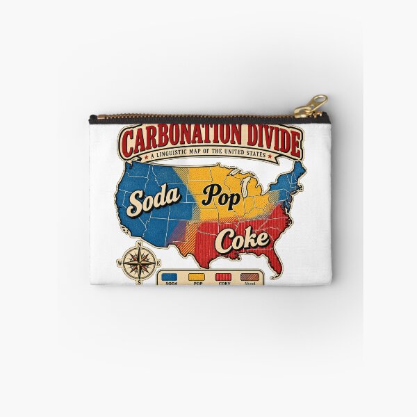 Item preview, The Great American Carbonation Divide — Soda Pop Coke Dialect Map designed and sold by Past in Threads.