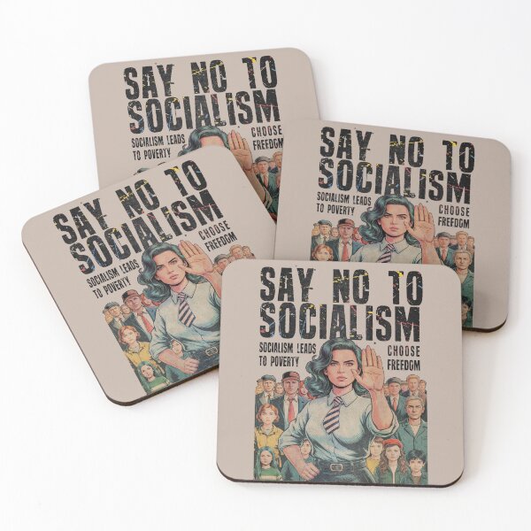 Item preview, Say No To Socialism Choose Freedom designed and sold by Lidra Zehcnas.