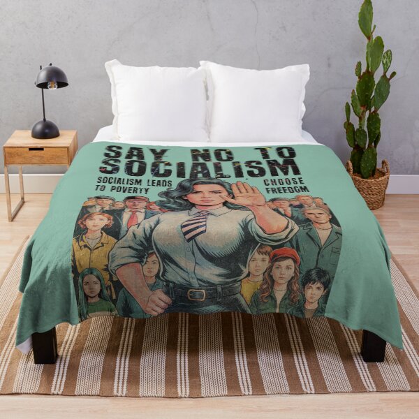 Item preview, Say No To Socialism Choose Freedom designed and sold by Lidra Zehcnas.