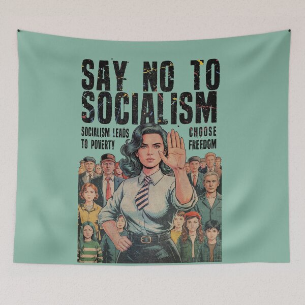 Item preview, Say No To Socialism Choose Freedom designed and sold by Lidra Zehcnas.