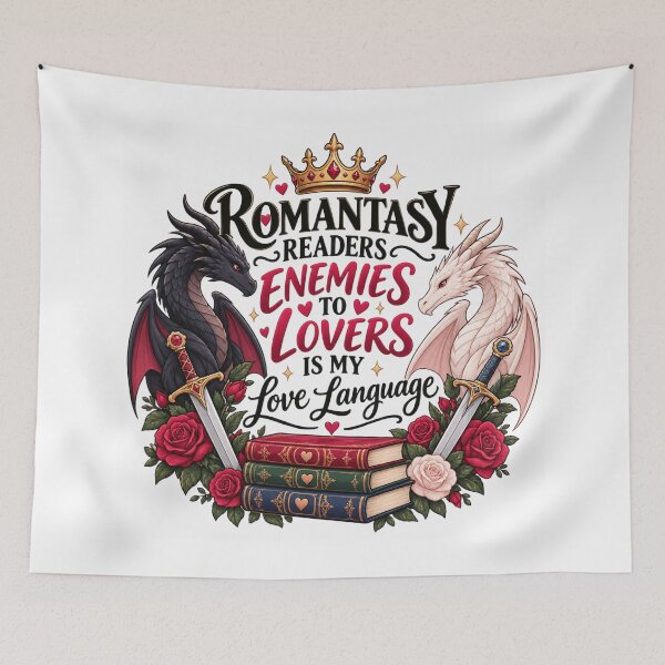 Item preview, Romantasy Readers Enemies to Lovers Dragon Design designed and sold by JoyfulGate.