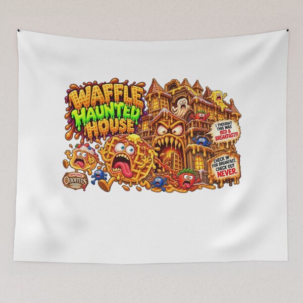 Item preview, Unfortunate Oddities - BUSINESSES - WAFFLE HAUNTED HOUSE designed and sold by WheelieGdArt.