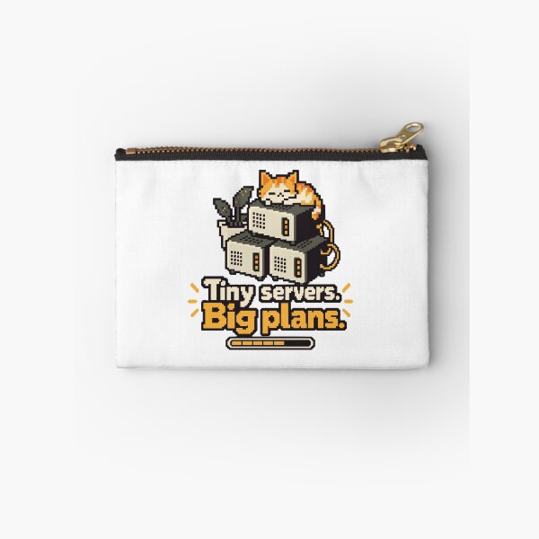 Item preview, Tiny Servers Big Plans Pixel Art designed and sold by ThreadQuirk.