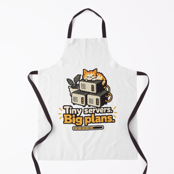 Item preview, Tiny Servers Big Plans Pixel Art designed and sold by ThreadQuirk.