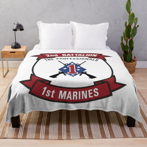 Item preview, 2nd Battalion 1st Marines Patch designed and sold by CharlieDesings.