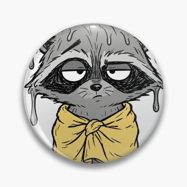Item preview, Soggy Rescue Funny Raccoon Sticker — Rainstorm Bath Humor Animal Decal designed and sold by ryleemaxwell.