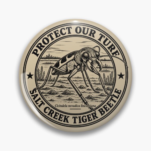 Item preview, Salt Creek Tiger Beetle - Protect Our Turf designed and sold by Omaha Jones T-Shirts and More.