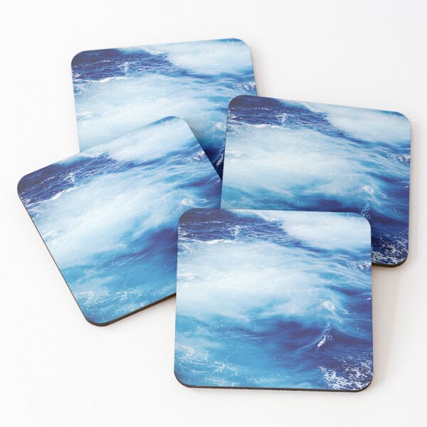 Item preview, Vibrant Blue Swirling Ocean Wave Foam designed and sold by Luxxe87.