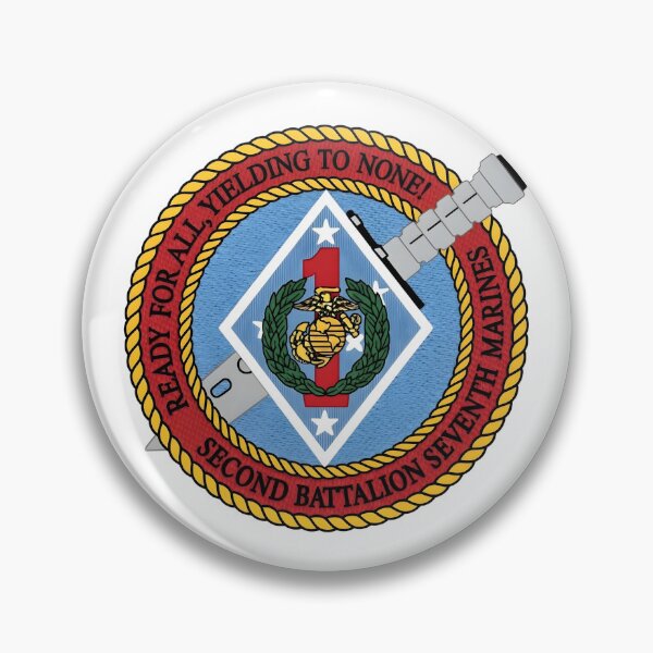 Item preview, 2/7 Second Battalion Seventh Marines Patch designed and sold by CharlieDesings.