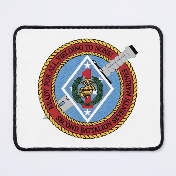 Item preview, 2/7 Second Battalion Seventh Marines Patch designed and sold by CharlieDesings.