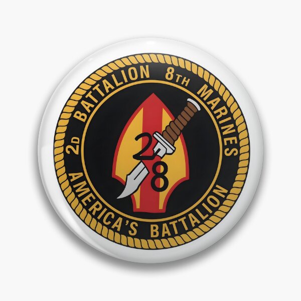 Item preview, 2nd Battalion 8th Marines Patch designed and sold by CharlieDesings.