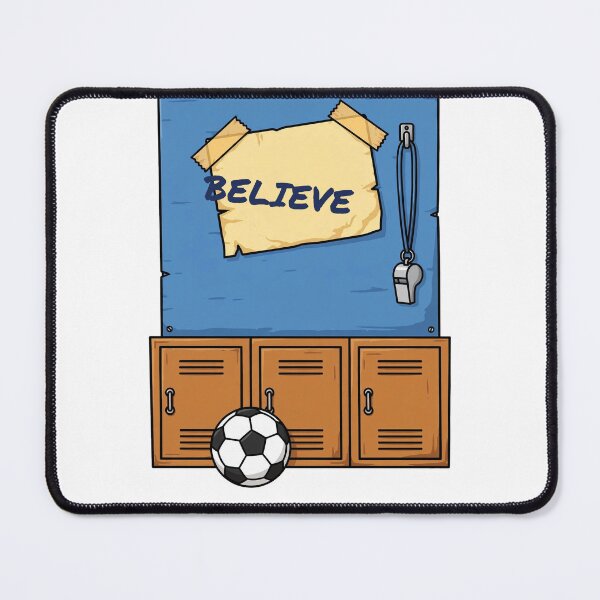 Item preview, Believe Locker Room Sign Funny Shirt — Soccer Coach Motivation Tee designed and sold by RobinHoodShirts.