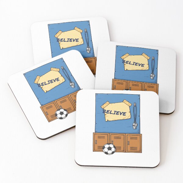 Item preview, Believe Locker Room Sign Funny Shirt — Soccer Coach Motivation Tee designed and sold by RobinHoodShirts.