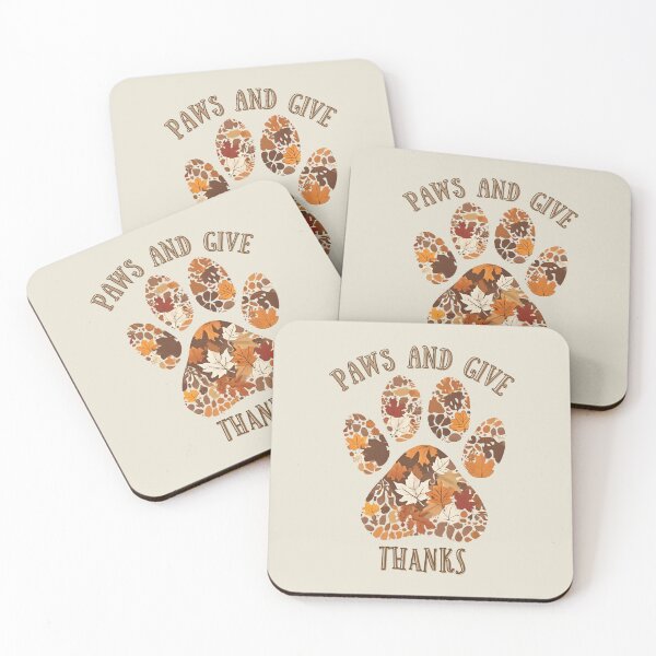 Item preview, PAWS AND GIVE THANKS designed and sold by BKDIGITALSHOP.