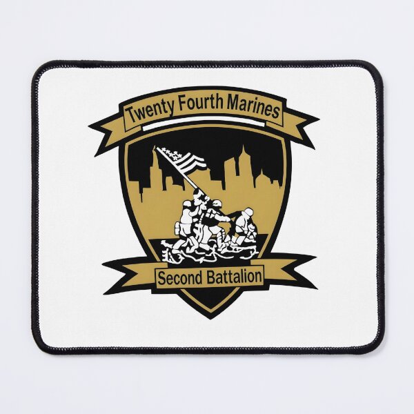 Item preview, 2nd Battalion 24th Marines Patch designed and sold by CharlieDesings.