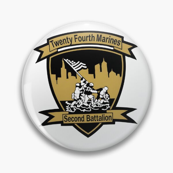 Item preview, 2nd Battalion 24th Marines Patch designed and sold by CharlieDesings.