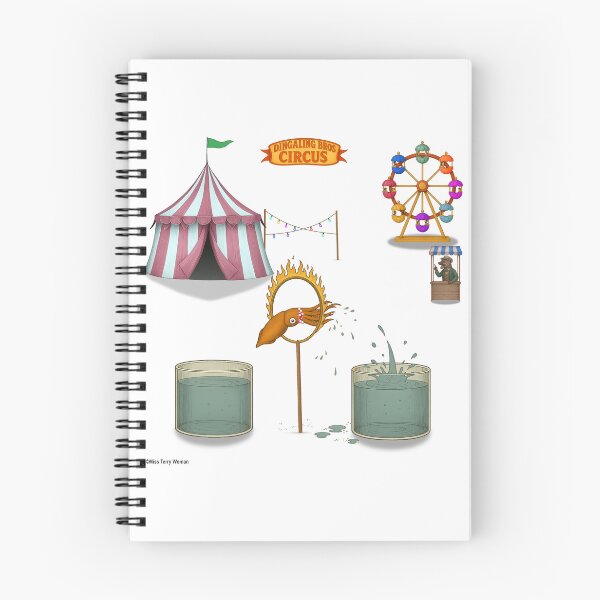 Item preview, Squirty squid: Vintage Circus Animal Parody designed and sold by MissTerryWoman.