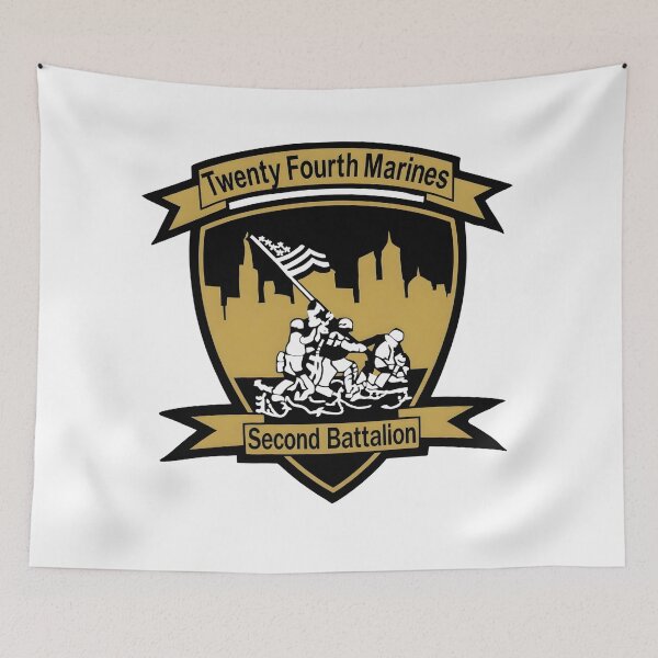 Item preview, 2nd Battalion 24th Marines Patch designed and sold by CharlieDesings.