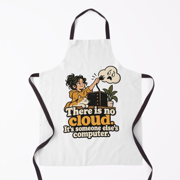 Item preview, There Is No Cloud Home Server T-Shirt designed and sold by ThreadQuirk.