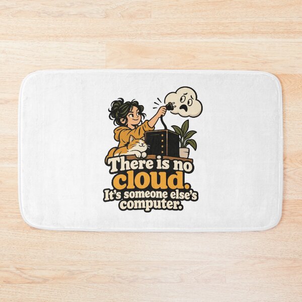 Item preview, There Is No Cloud Home Server T-Shirt designed and sold by ThreadQuirk.