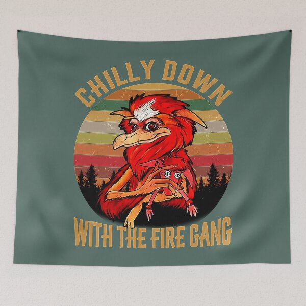 Item preview, Chilly Down With The Fire Gang designed and sold by Rabiashirt.