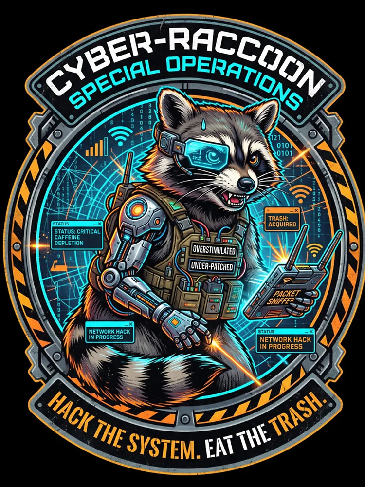 Thumbnail 4 of 4, Samsung Galaxy Phone Case, Cyber Racoon designed and sold by Virtual Knight Designs.